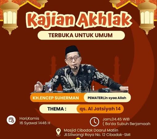 KAJIAN AKHLAK KAMIS SUBUH