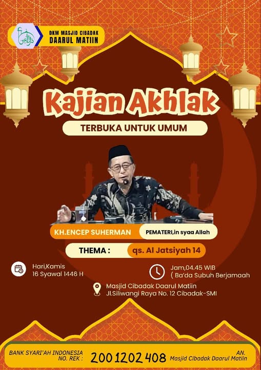KAJIAN AKHLAK KAMIS SUBUH KAJIAN AKHLAK KAMIS SUBUH