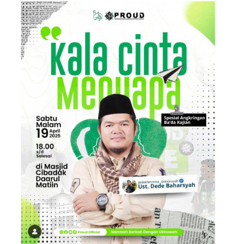 KAJIAN PROUD (PEMUDA ROBBANI DALAM UKHWAH DAN DA'WAH KAJIAN PROUD (PEMUDA ROBBANI DALAM UKHWAH DAN DA'WAH